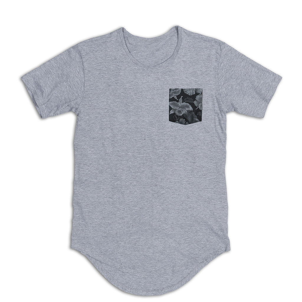 Cymbiscus Glyph Scallop Tee Grey Front